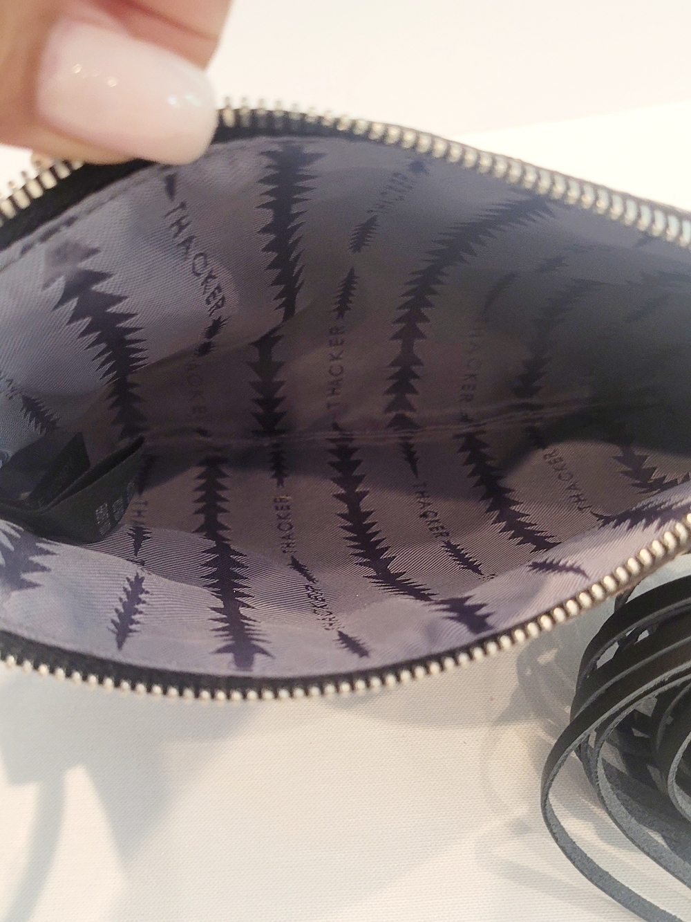 Thacker Nolita Snake Embossed Wristlet NWOT - Picture 3 of 5